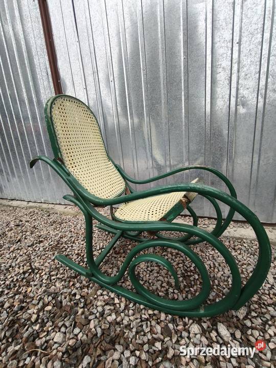 Fotel bujany Thonet zabytkowy retro vintage Kraków