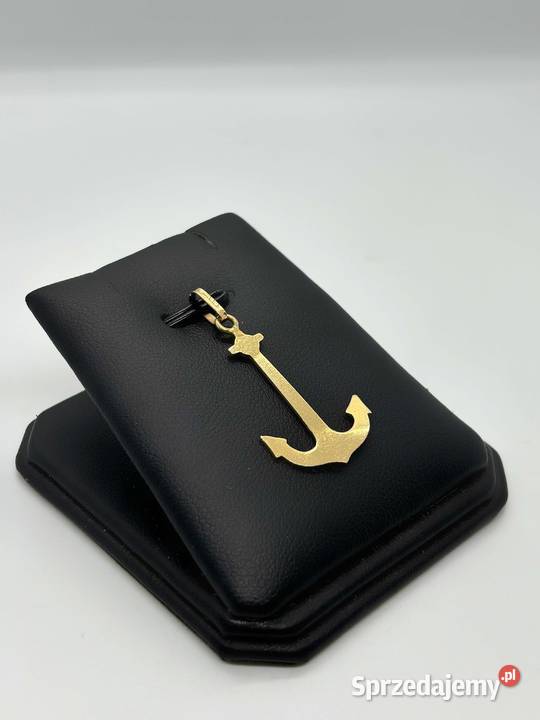 Złota zawieszka pr 585 110g Kotwica Elbląg