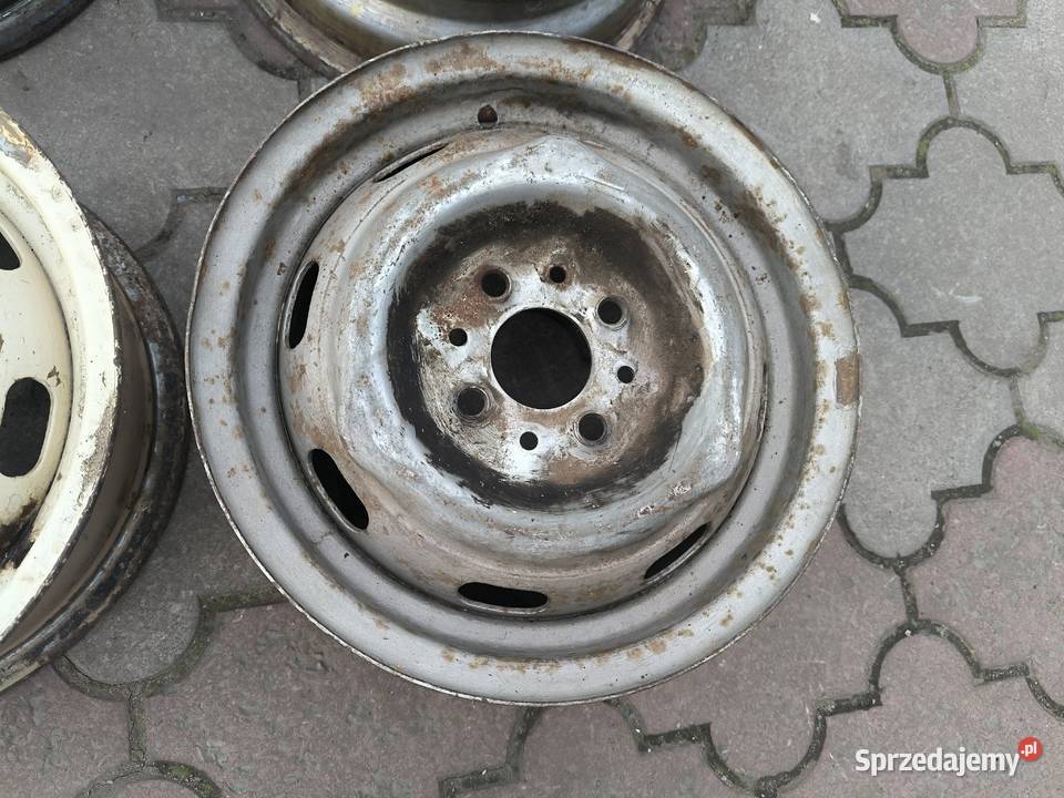 Fiat 125p felgi stalowe fasolki 45 13x4x98 Stalowa Wola sprzedam