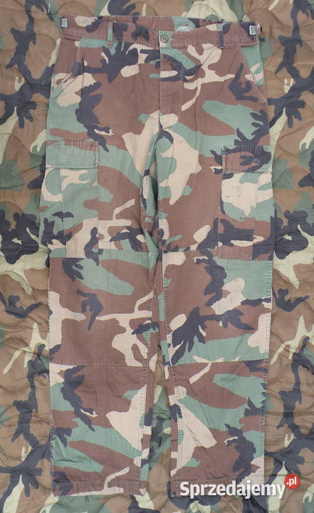 Spodnie bdu woodland medium regular 98r Wrocław sprzedam