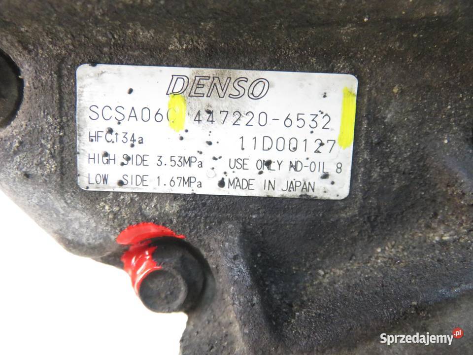 KOMPRESOR KLIMATYZACJI TOYOTA YARIS I 14 D4D
