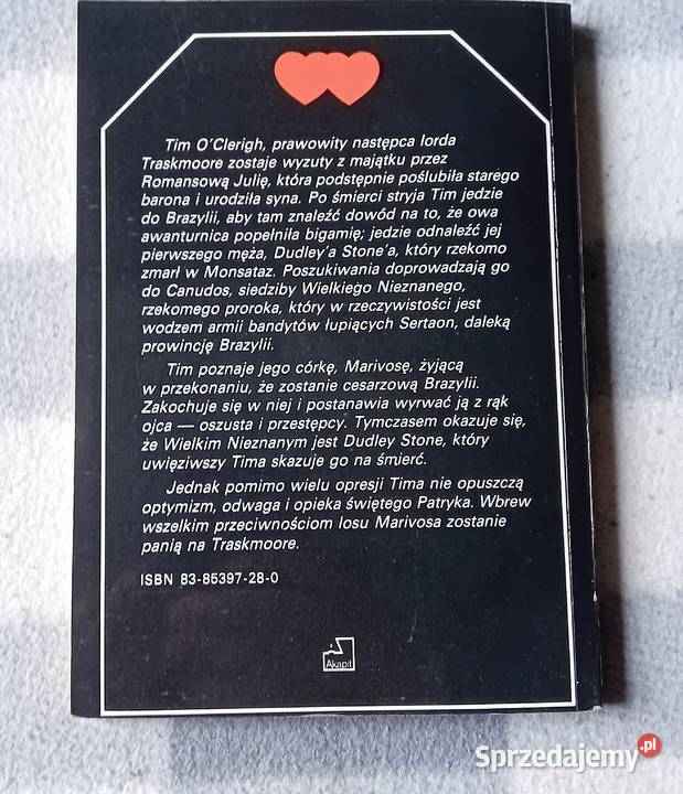 Baronowa Orczy Marivosa córka bandyty Akapit