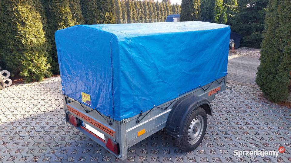 Przyczepka BORO ze stelażem i plandeką towarowe kujawsko-pomorskie