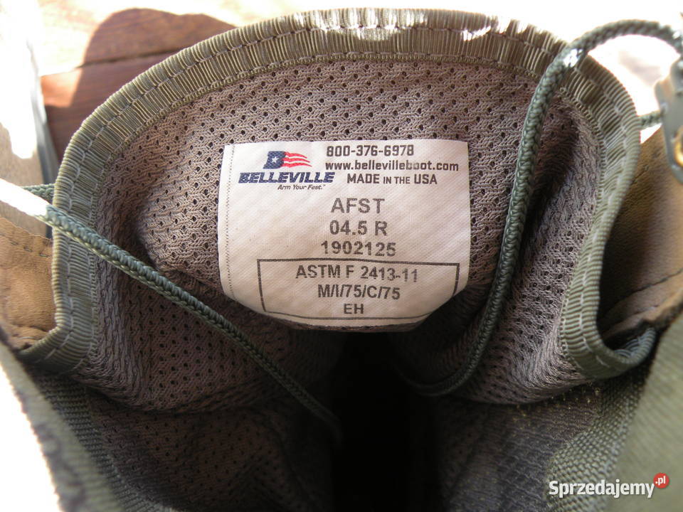 Buty USAF Belleville AFST 45R stell toe Wrocław