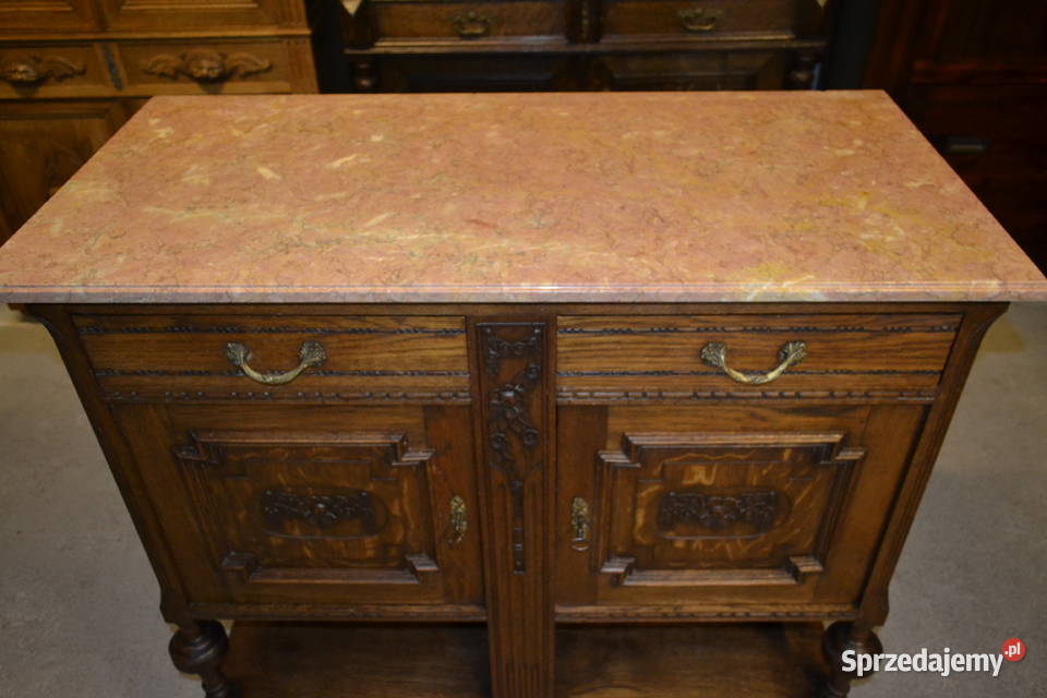 komoda eklektyczna dąb Będzin