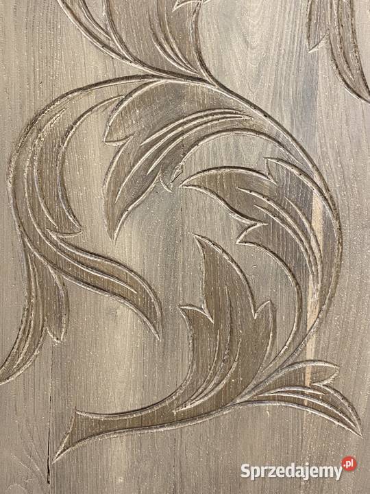 Francuska komodasłupkowa dąb bielony witryna w Warszawa sprzedam