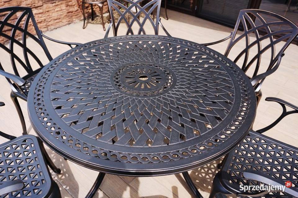 Meble ogrodowe aluminiowe komplet 6 osób Tarnów