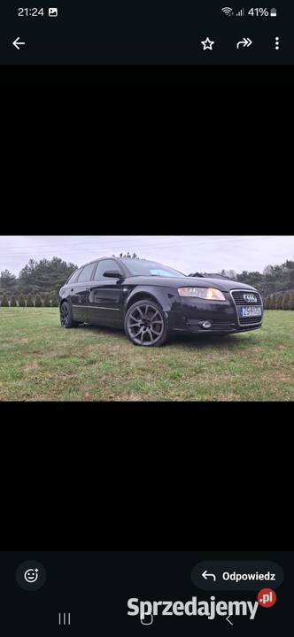 Audi a4 b7 2005 blac edytion Pozostałe Samochody osobowe wielkopolskie Lotyń