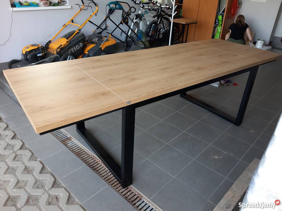 Stol industrialny dab słoneczny nowość Grzybno