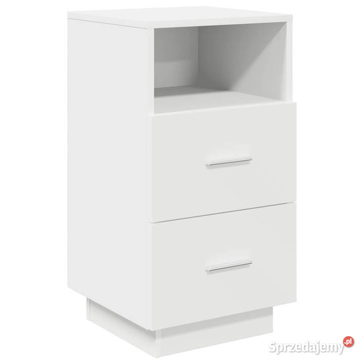 Szafki nocne z 2 szufladami 2 białe 36x36x68 mazowieckie