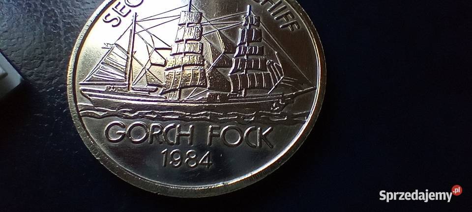 Stare monety Medal Gorch Fock Niemcy 118 Lesko
