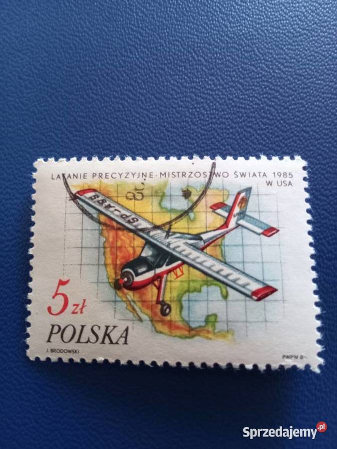 Znaczki lotnictwo z 1986 r