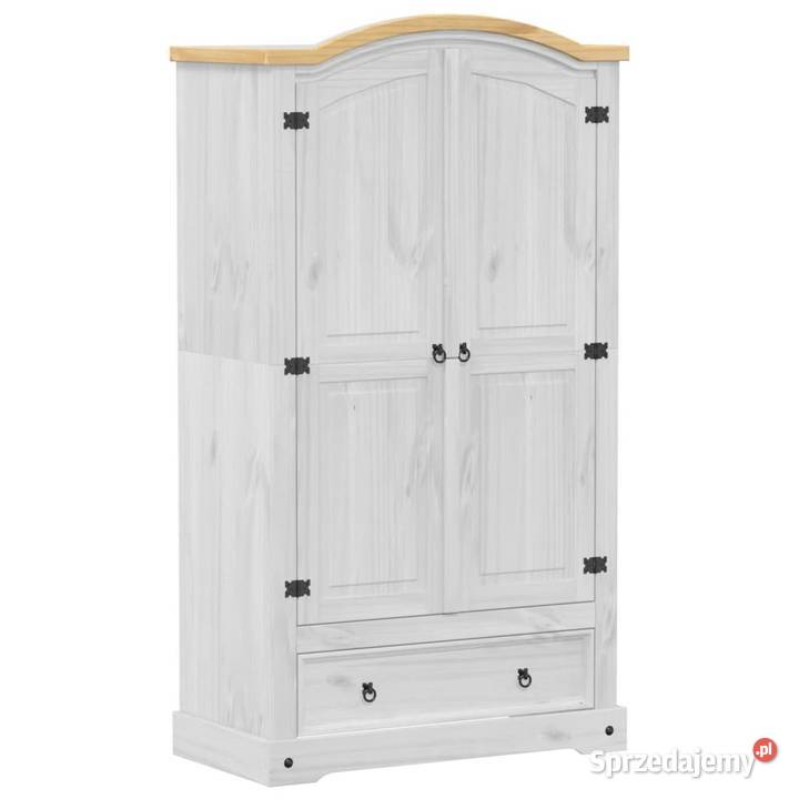 vidaXL Szafa Corona biała 102x52x186 lite drewno Warszawa