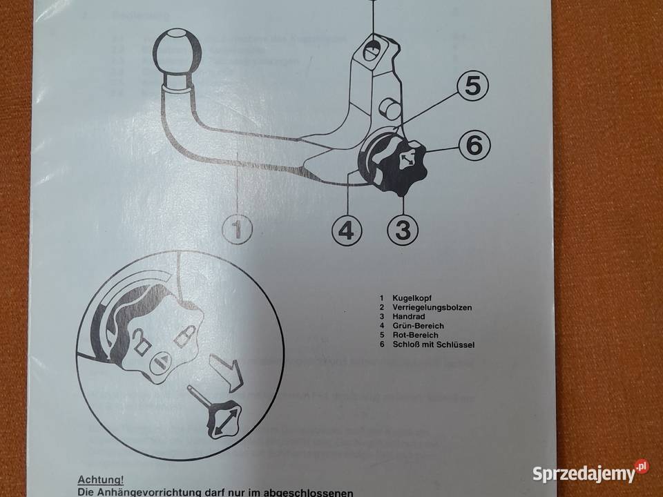 Hak holowniczy kula Westfalia Audi Skoda WV Nowy