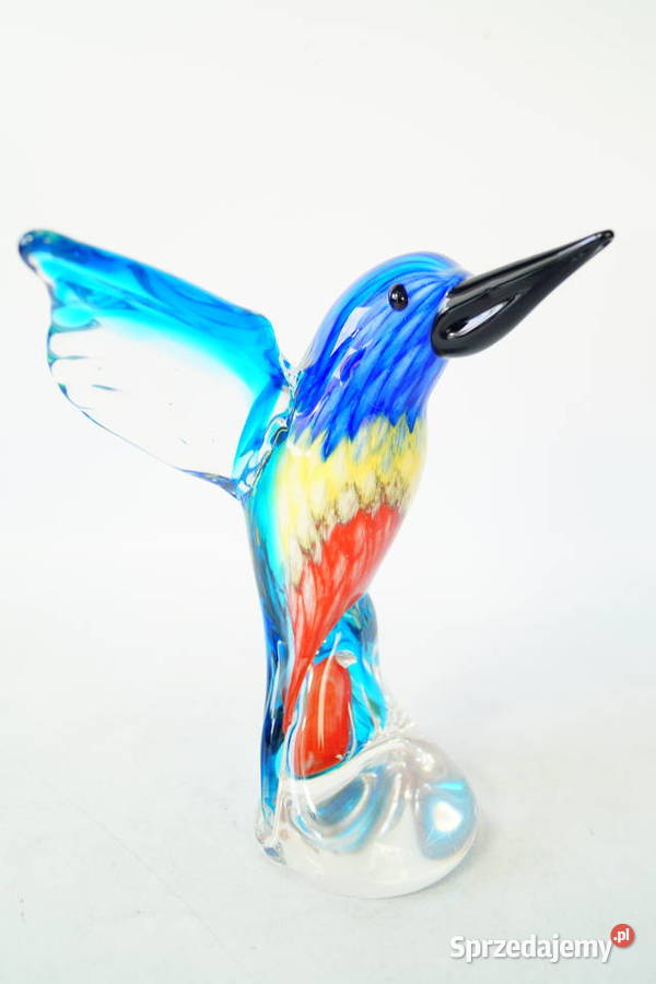 Figurka Murano style Ptak koliber Gizałki