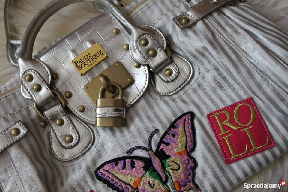 PAULS BOUTIQUE FIRMOWA DUŻA TORBA LOGO Do ręki