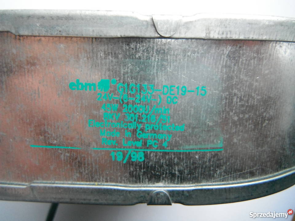Ebm G1G133DE1915 wentylator 45W 2000 obrmin 24V sprzedam