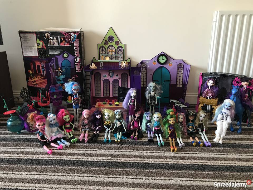 Wielki zestaw monster high straszyceum i 20 Tarnów