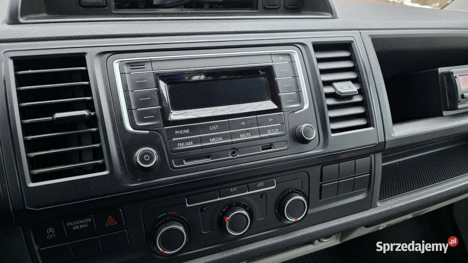 Volkswagen Transporter sygnalizacja świetlna immobilizer