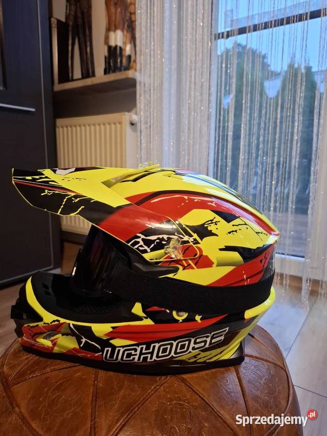 Kask full face enduro rower hulajnoga Uchoose Kaski Podłęże sprzedam