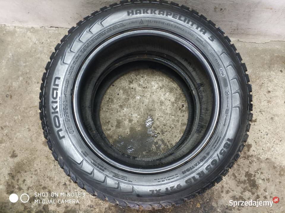 Opony NOKIAN HAKKAPELITTA 5 18565r15 bieżnik 7mm Tarnów sprzedam