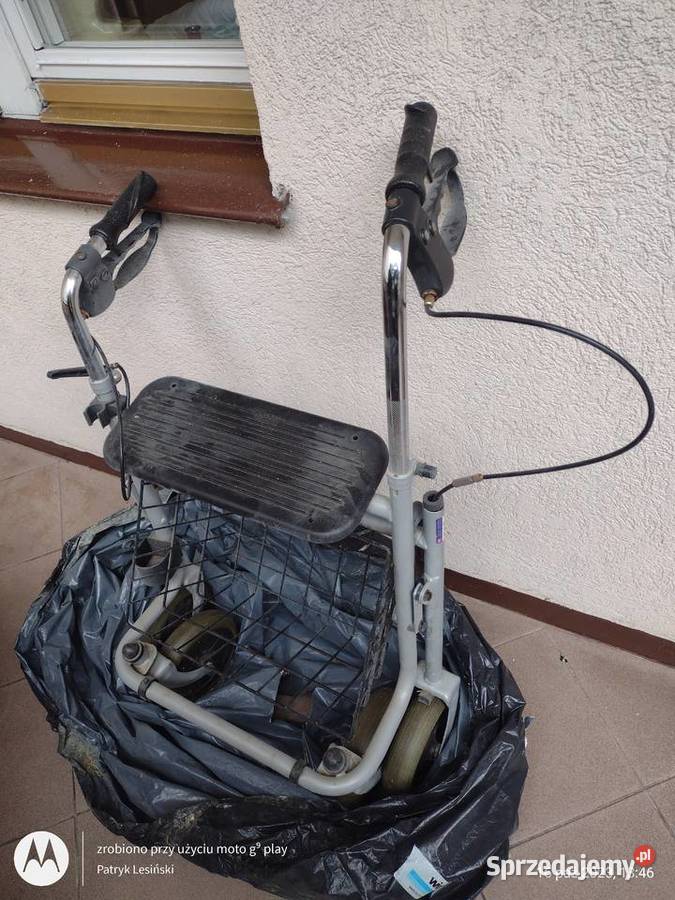 Sprzedam chodzik cztery kołahamuleckoszyk Inowrocław sprzedam