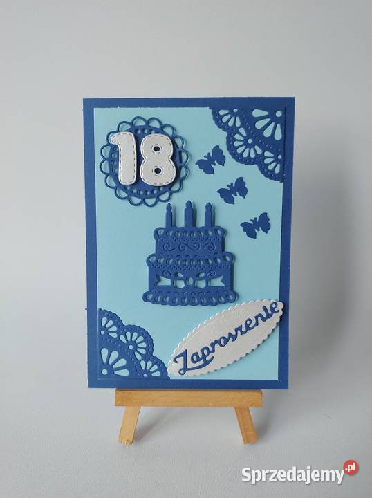 ZAPROSZENIA OSIEMNASTKA C6 WZÓR 1 Poznań sprzedam