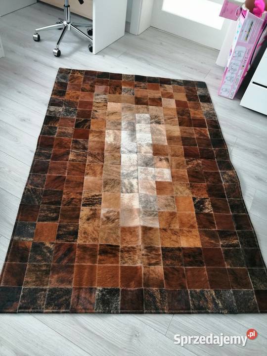 Dywan patchwork z krowy PIĘKNY inny kolor