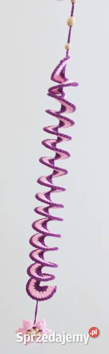 Wind spinner wykonany na szydełku Łask