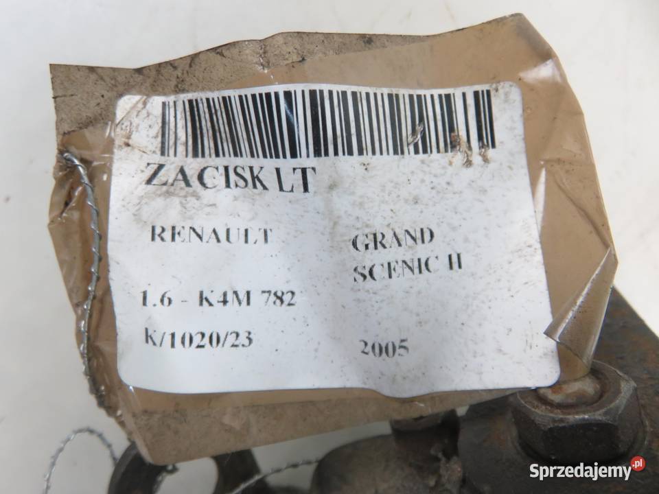 ZACISK LEWY TYŁ RENAULT GRAND SCENIC II