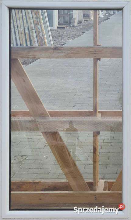 OKNA KacprzaK Witryna 83X144 FIX Używany PCV Lublin