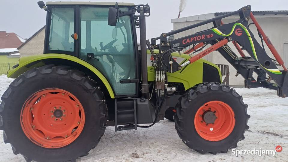 Claas Axos 320 z ładowaczem czołowym Faucheux Siedlce