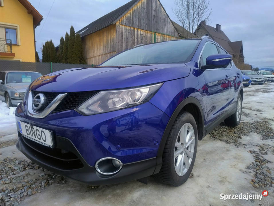 Nissan Qashqai TeknaPanoramaKamery360SkóraRadar Samochody osobowe