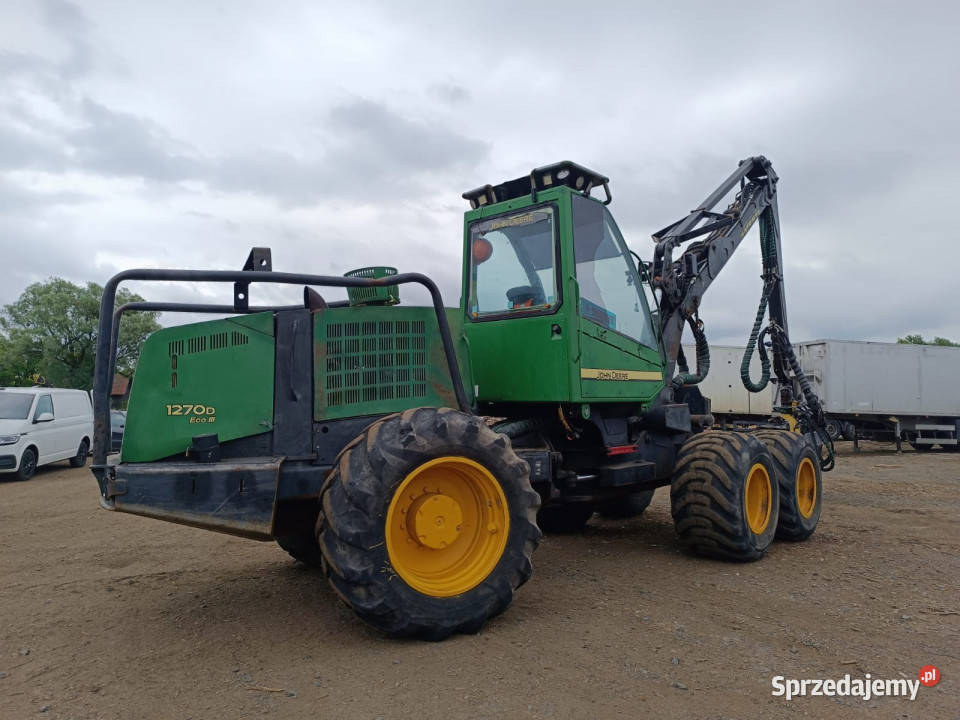 Harvester JOHN DEERE 1270 D 6x6 głowica 758 HD sprzedam