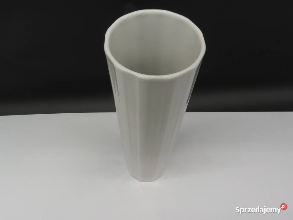Porcelanowy wazon cylindryczny Hutschenreuther Porcelana i szkło Raszków