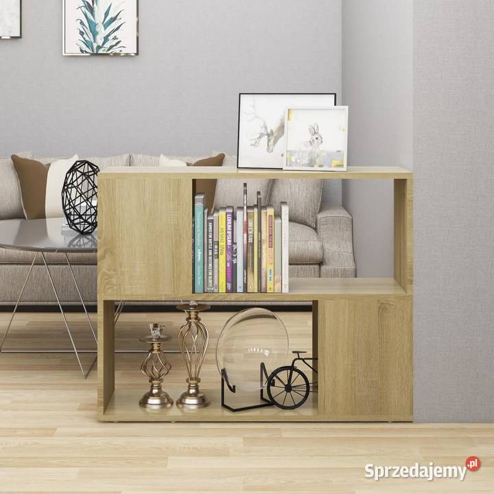 vidaXL Szafka pod telewizor dąb sonoma 80x24x63 Warszawa