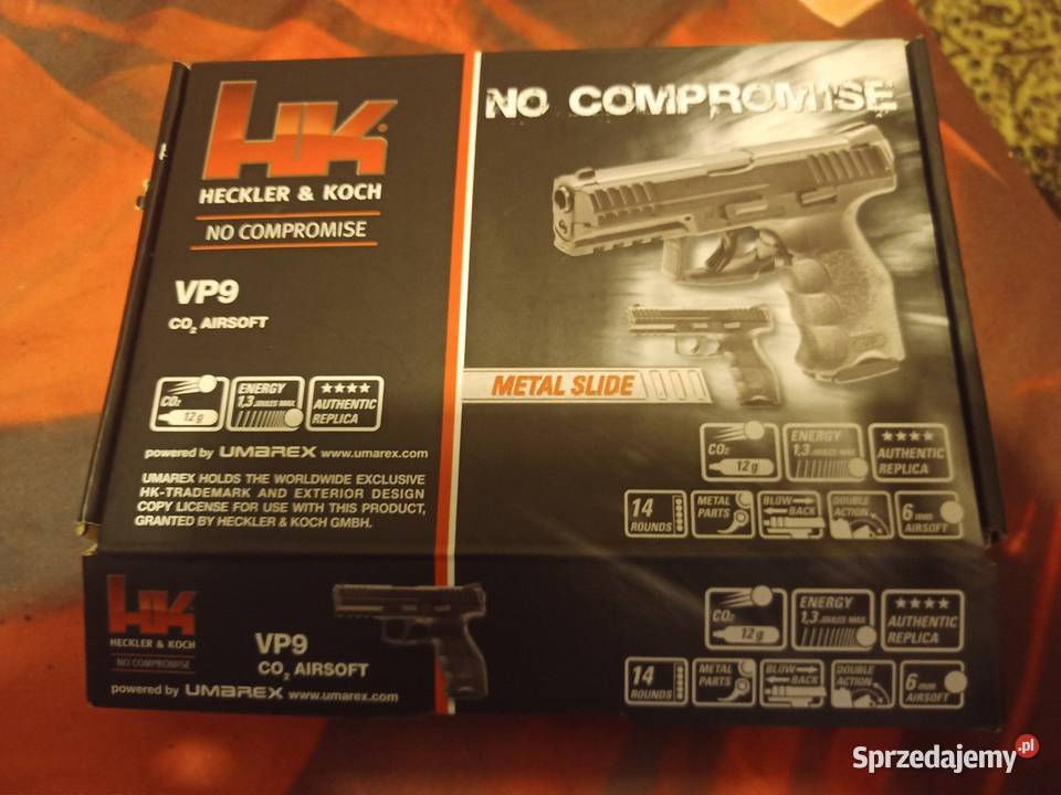 Sprzedam tanio nowa pistolet wiatrówka HK VP9 Kielce
