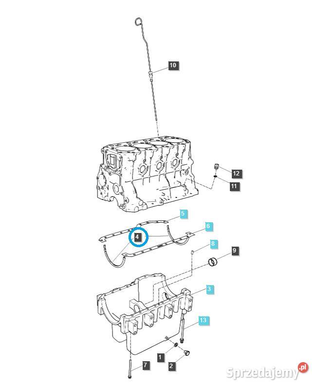 Uszczelka miski olejowej LS R 41 LS U 43 LS U 50