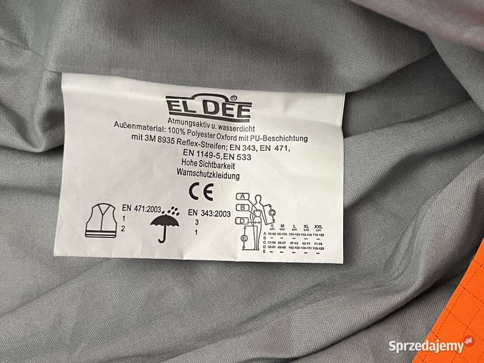 spodnie robocze CE odblaski wodoodporne Pozostałe Jastrzębie-Zdrój