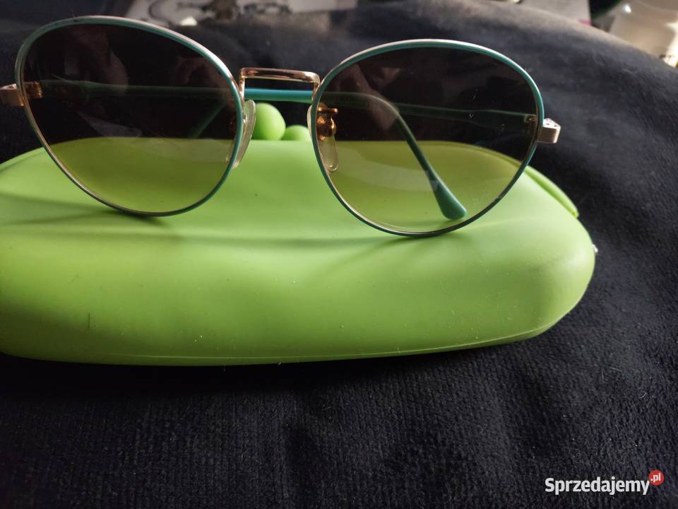 Okulary przeciwsłoneczne Esenbach metal zielony dolnośląskie Wrocław