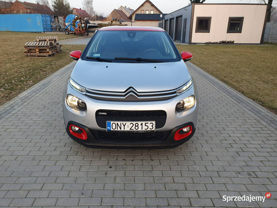 Citroen C3 12 Benzyna 82 75 2017r Raty Zamiana światła LED C3 Strobice