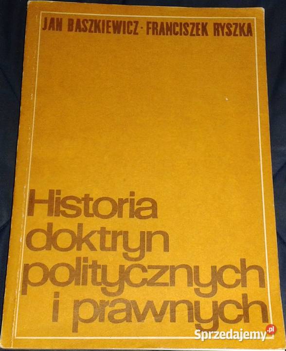 Historia doktryn politycznych i prawnych Jan