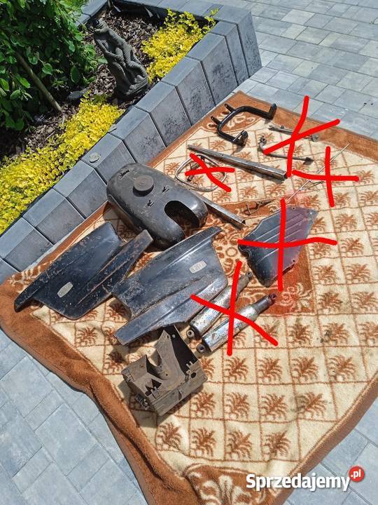 Płozy bagażnika shl gazela łódzkie Odrowąż