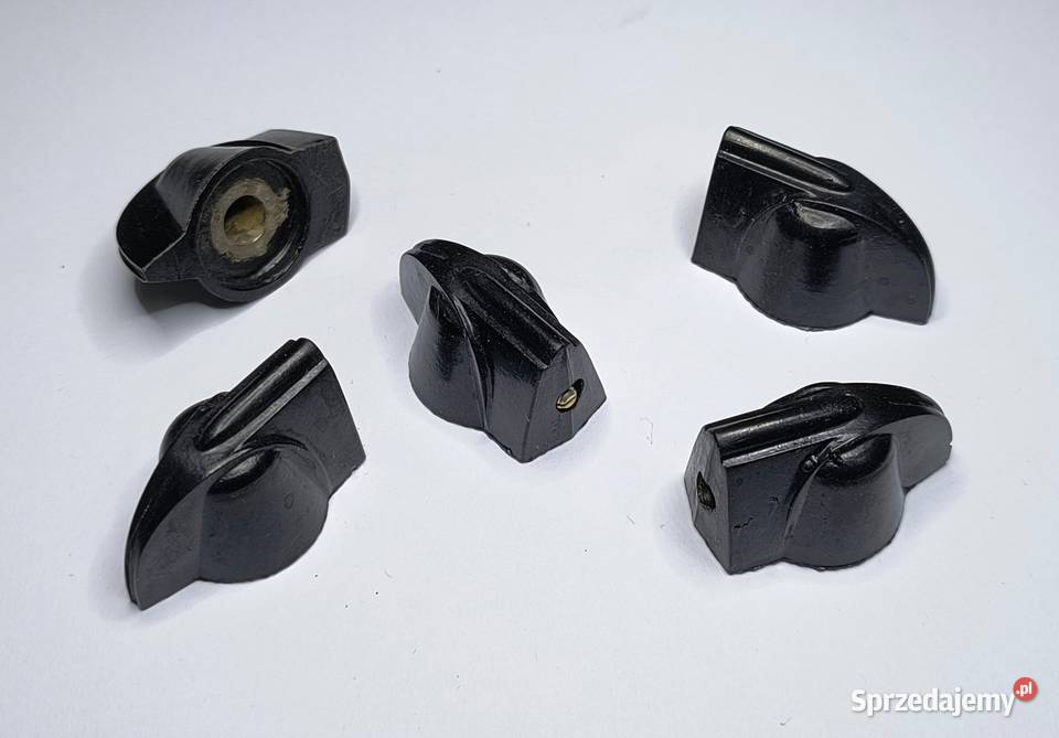 Pokrętło bakelitowe na potencjometr np Unitra oś Elektronika Gdańsk