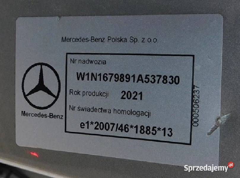 MERCEDESBENZ GLS 63 2021 398200 ccm 612 Rok produkcji 2021 Warszawa