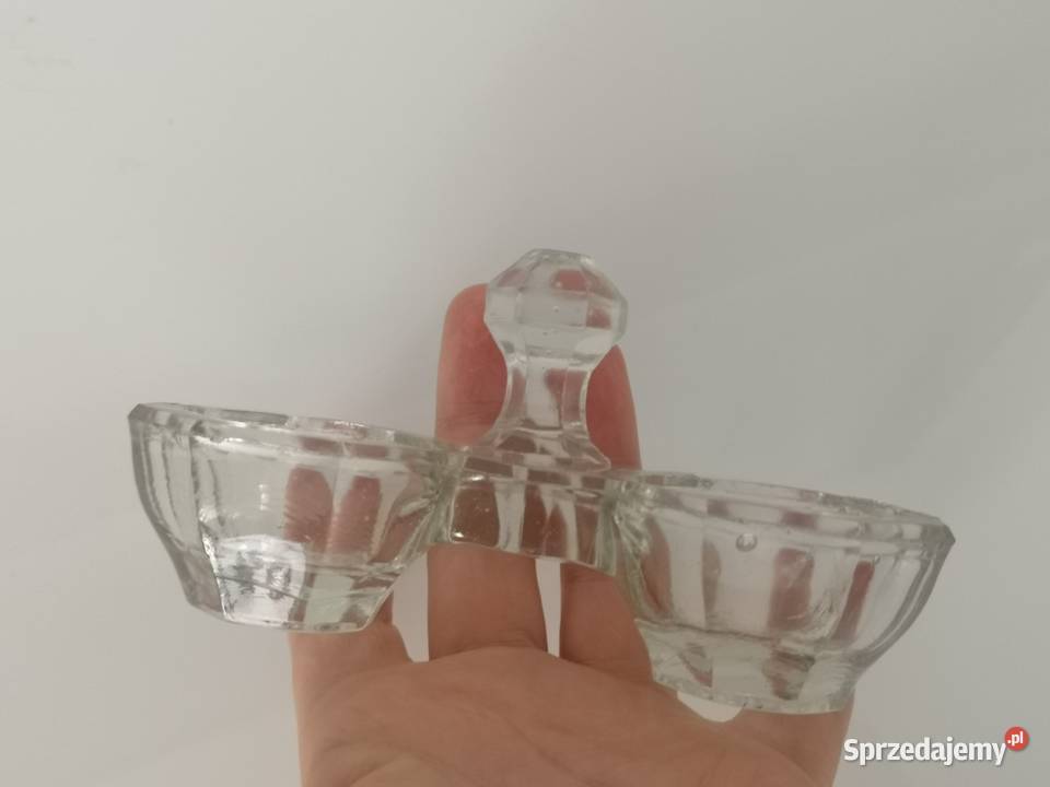 Przyprawnik szkło Art Deco kujawsko-pomorskie
