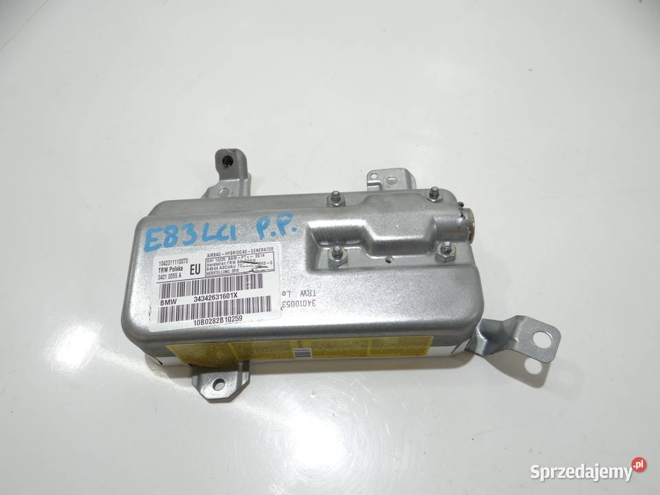 PODUSZKA POWIETRZNA PRAWY PRZÓD BMW X3 E83 LCI Strzyżewice sprzedam