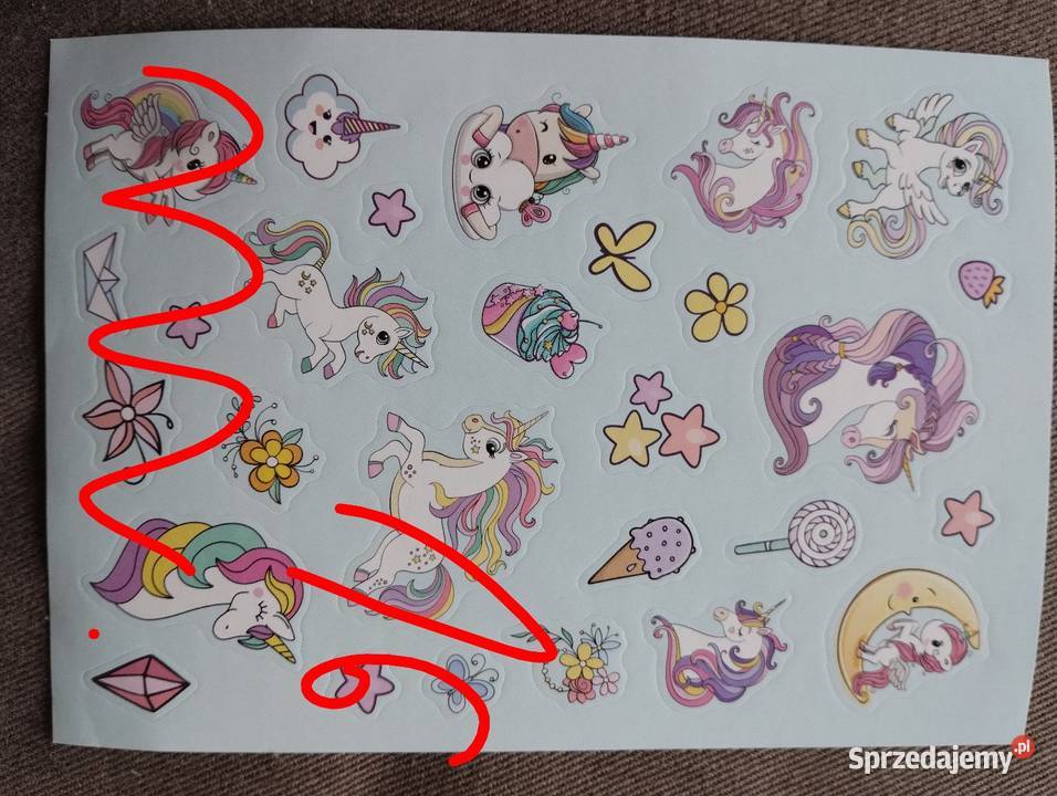Jednorożce naklejki Dla Dziecka