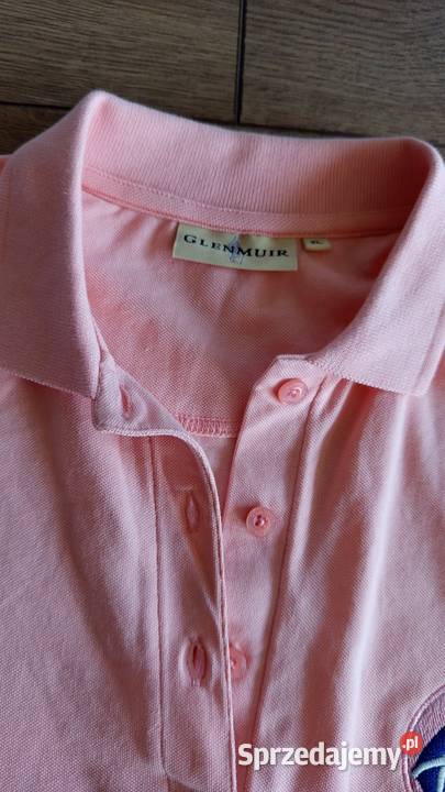 Glenmuir różowa koszulka golfowa bez rękawów