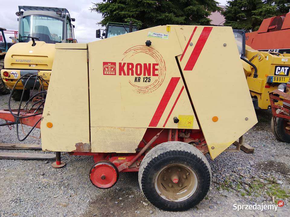 Prasa Rolującą Krone KR 125 sprowadzona oryginał Rolujące (belujące) Skaryszew